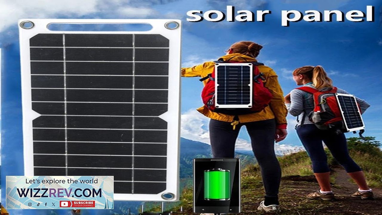 10W Solar Kit 5V Outdoor Solar Mobile Phone Charging Panel Flexible Solar