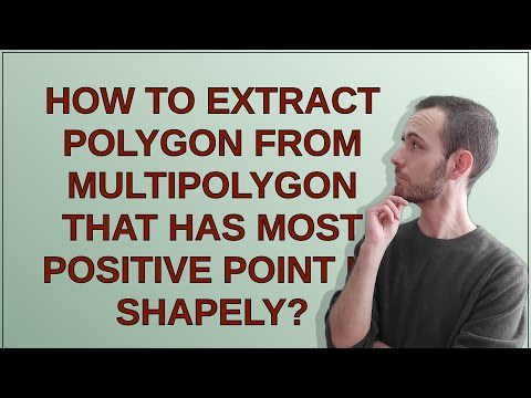 How to extract polygon from multipolygon that has most positive point in Shapely?