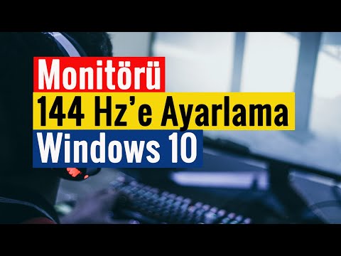 Monitörü 144 Hz’e Ayarlama | Windows 10