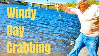 Blue Crabs, Crabbing off a Pier with Hand Traps