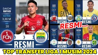 REKAP 40 TRANSFER TERHOT LIGA 1 MUSIM 2024-2025 | PERSIB - PERSIJA - AREMA FC - PERSEBAYA