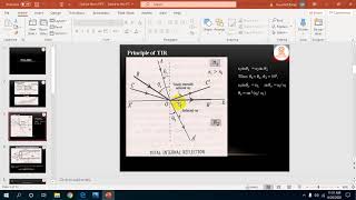 Physics - Optical fiber video 1 (Module 2)