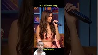 Tum Hi Aana ~ Natural Voice Song #tarasutaria​ #hindisong​ #shorts​