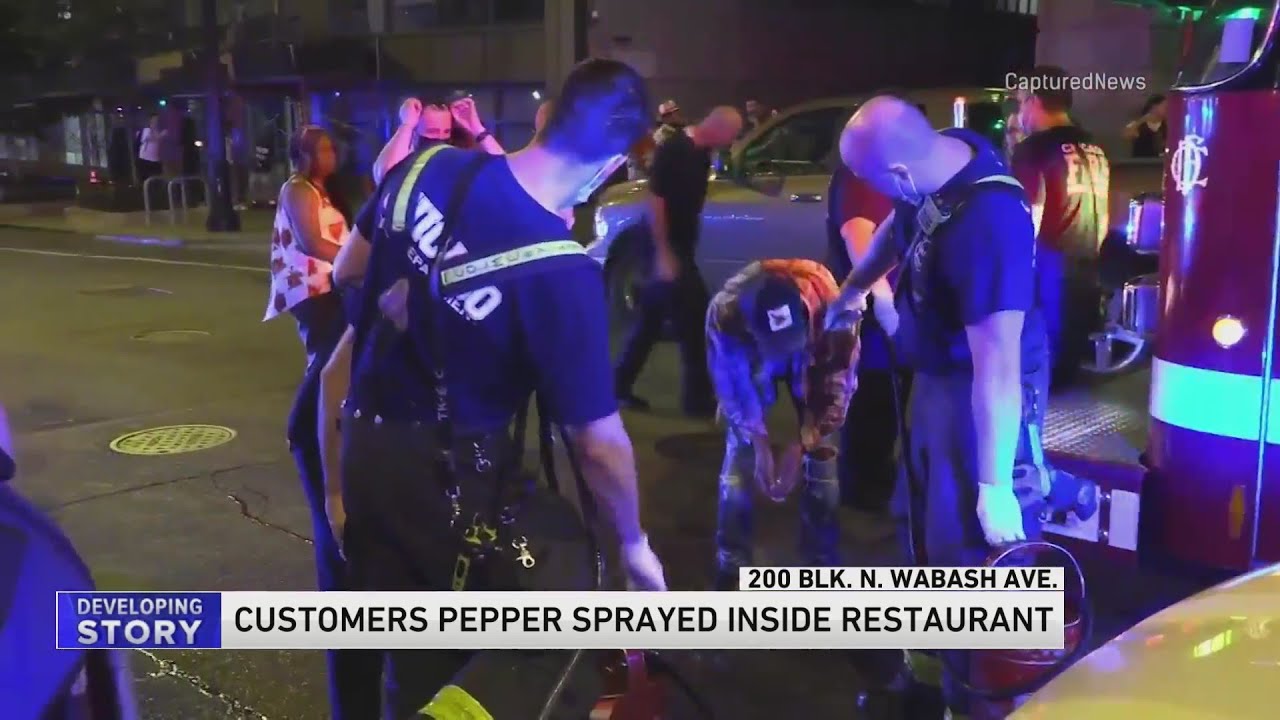 Customers sprayed with pepper spray inside Loop resturant YouTube