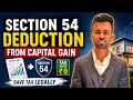 Section 54 Deduction from LTCG on sale of residential House property #capitalgaintax #itrfiling