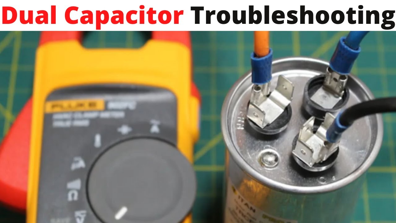 HVAC: How To Check a DUAL CAPACITOR With A Multimeter (HVAC Training - Dual  Run Capacitor) SAFELY - YouTube