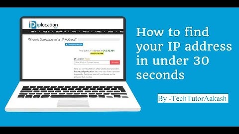 How To Know Your IP Address on PC/Laptop | Within 30 Seconds | 2020 | Fastest and Easiest Method