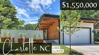 Inside a $1.55M Modern Luxury Home in Charlotte NC | New Construction Home Tour