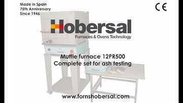 Hobersal 12PR500 Ashing test (Muffle furnace)