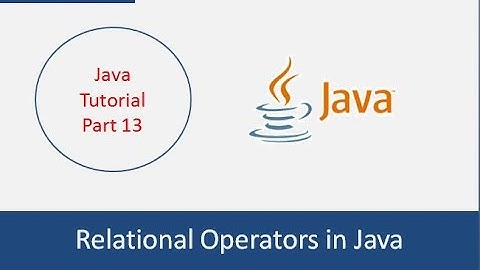 Relational Operators In Java | Java Tutorials | Coding For Beginners | Code Bode