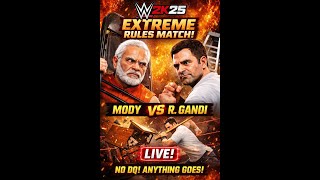 🔴ModiX vs Rahoool | Extreme Rules Match | WWE 2K25 Dream ...