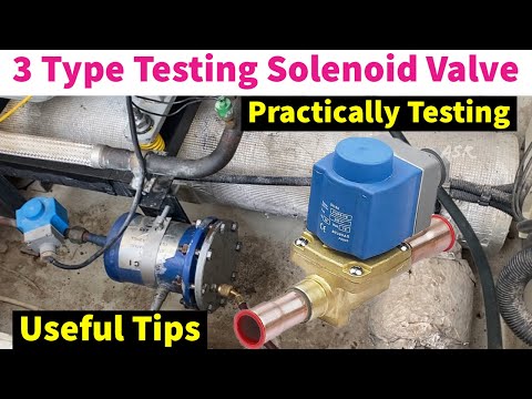 Solenoid valve repair video How to check solenoid valve working or not