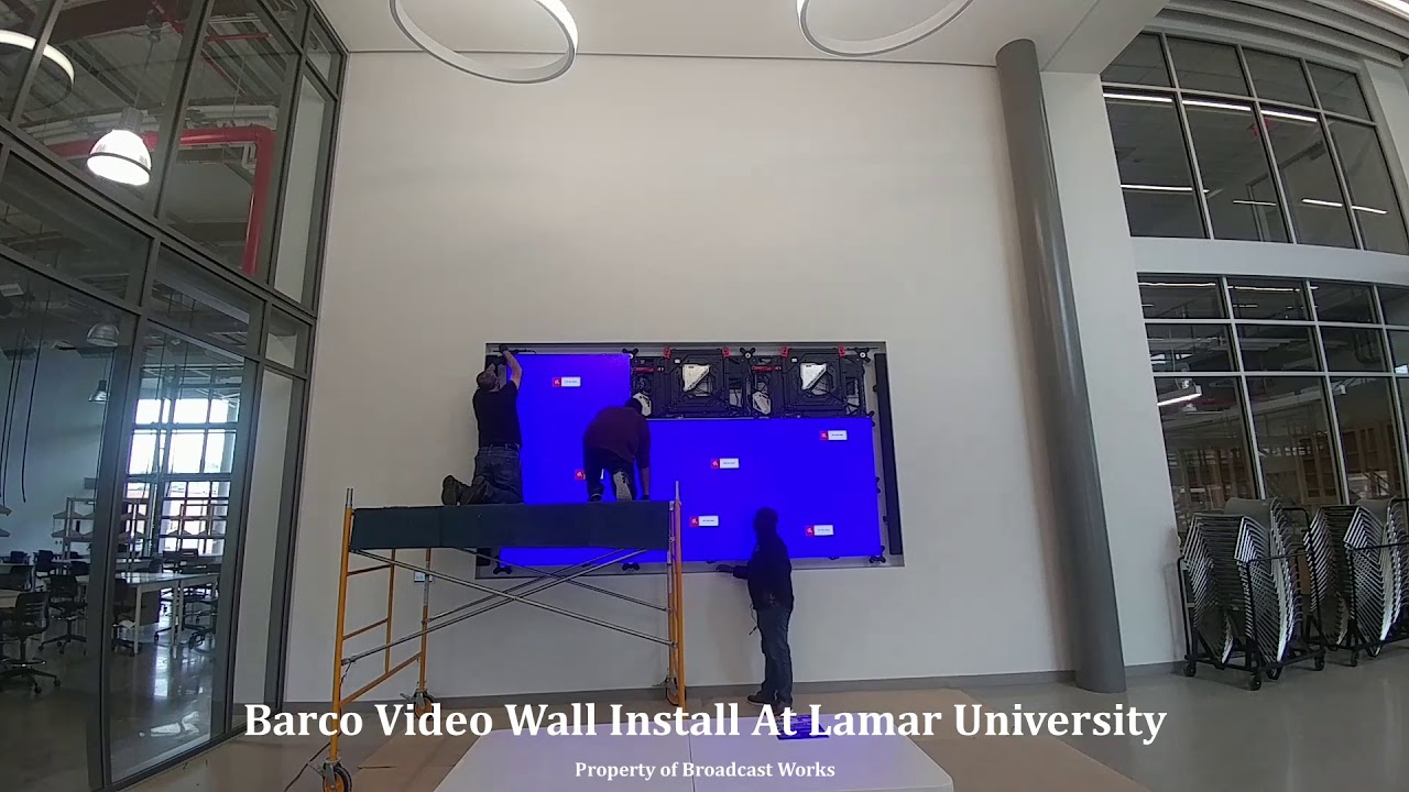 Barco Video Wall Install YouTube