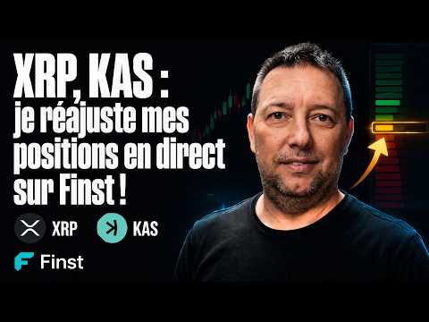XRP, KAS: Adjusting my positions live on Finst!