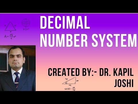 Decimal Number System | Number System | Computer Fundamental| Kapil ...