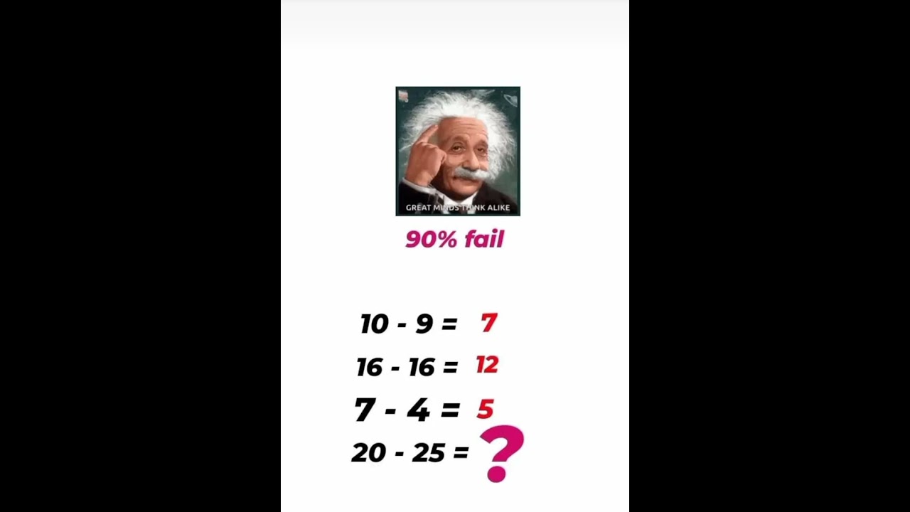 Genius IQ Test Puzzle 🤔🤔
