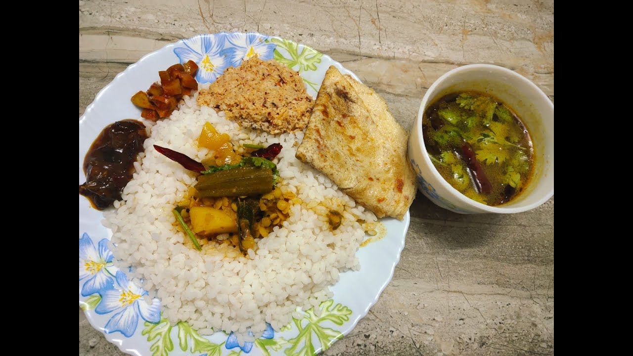 ഒരു നാടൻ തട്ടിക്കൂട്ട് ഊണ് |easy and simple recipes |malayalam - YouTube