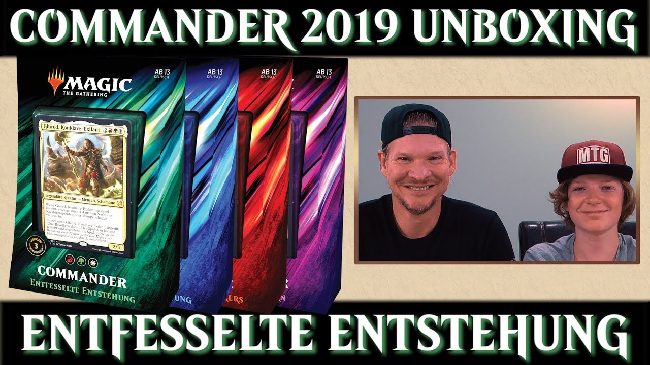 Unboxing Commander 2019 Deck 2 Magic the Gathering deutsch MTG Trader