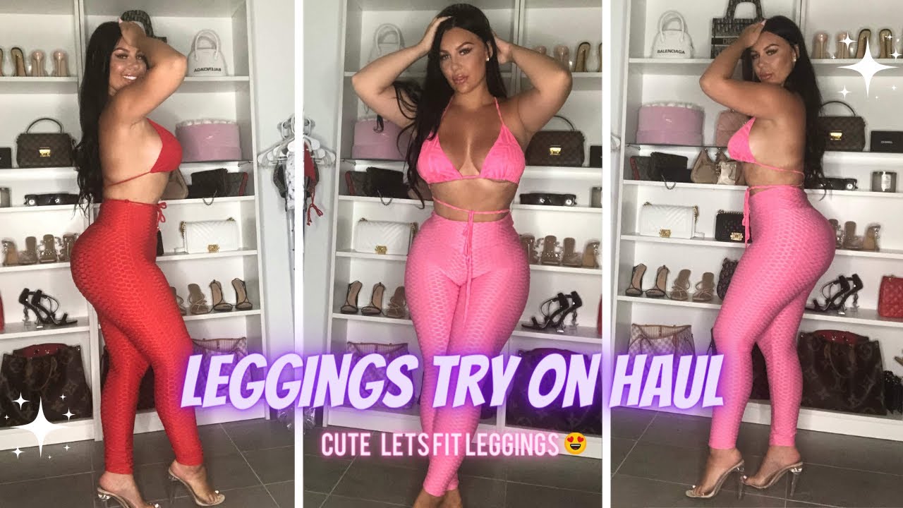 HUGE FITNESS LEGGINGS TRY ON HAUL 