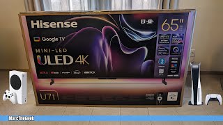 Hisense 65 Inch U7K Series Mini-LED / Great for PS5 & Xbox Series