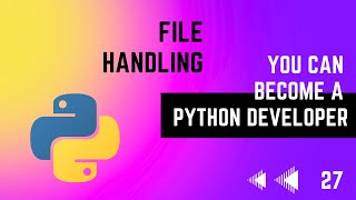#27 File Handling in Python | Python Tutorial Series | in Tamil | Error Makes Clever Academy