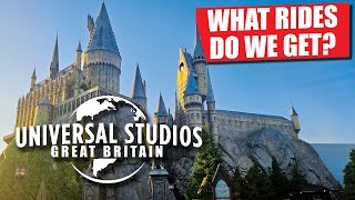 What Rides are coming to Universal Studios Great Britain?