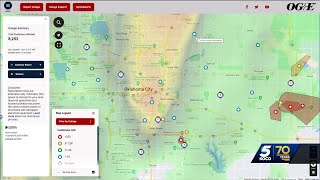 More than 8,200 OG&E customers without power due to storms