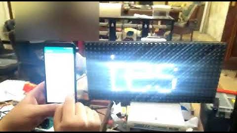 led matrix   esp8266 mqtt stream