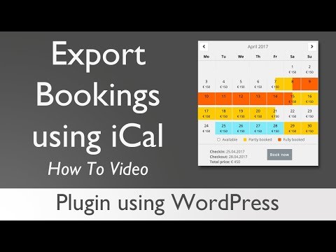 iCal Export (.ics) – Advanced Booking Calendar for WordPress