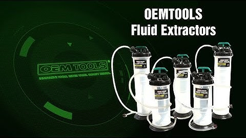 OEMTOOLS Fluid Evacuators
