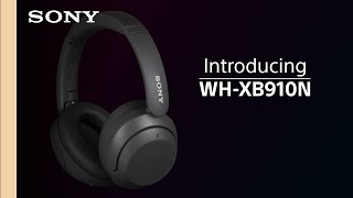 SONY WH-XB910N Blue Wireless Noise Canceling EXTRA BASS Headphone