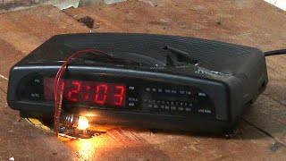 Smashing an Avanti CR450 Alarm Clock Radio