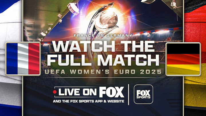 WEURO2025: France vs Germany | FOX SOCCER