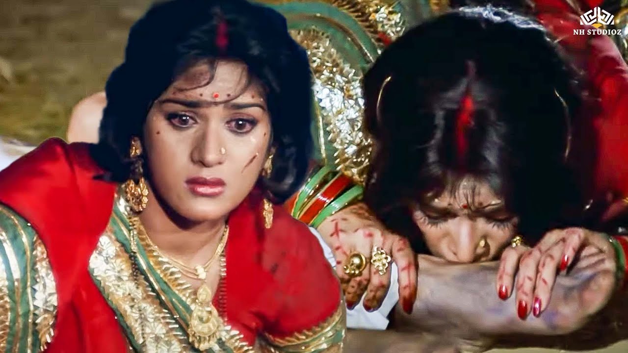 मीनाक्षी शेषाद्रि ने पति की जान बचाने के लिए पिया सांप का ज़हर | दिल को छू लेने वाला सीन