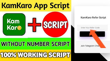 KamKaro Refer Bypass Script | New App script | refer script today | new refer script today | Nova
