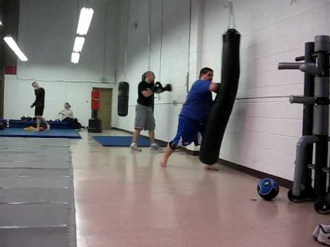 Adam Swinder--Kickbox...  Bag Workout