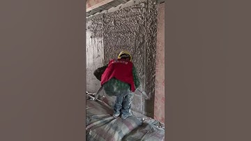 #rendering #plasterer #plastering #machine #renderings #plasteringwork #gypsum #automatic #wall