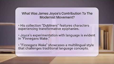 What Was James Joyce