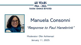 Manuela Consonni, Response to Paul Hanebrink