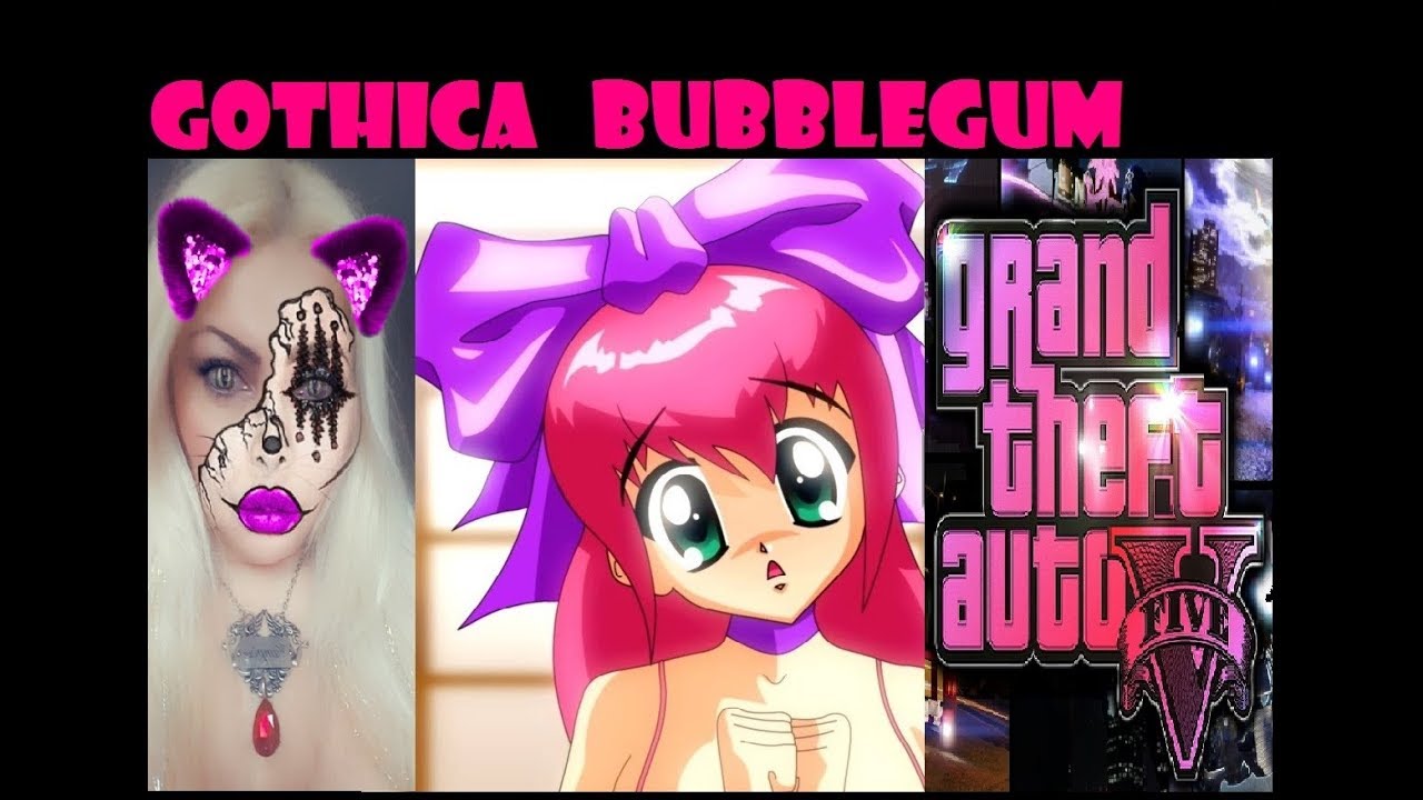 Princess Robot Bubble Gum Logo