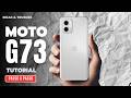 Como colocar ou remover o som por bloqueio ou desbloqueio de tela no Motorola Moto G73