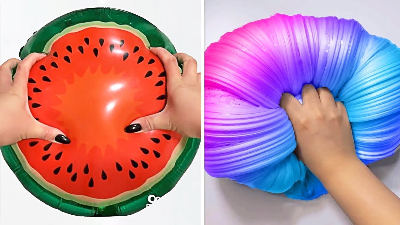 Relaxing Slime Compilation ASMR | Oddly Satisfying Video #127 - YouTube