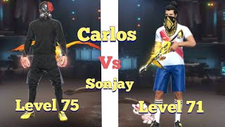 Carlos Gamer Vs YA Sonjay || Clash squad custom challenge || Garena Free fire screenshot 4