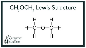 CH3OCH3 Lewis Dot Structure (Diethyl Ether)