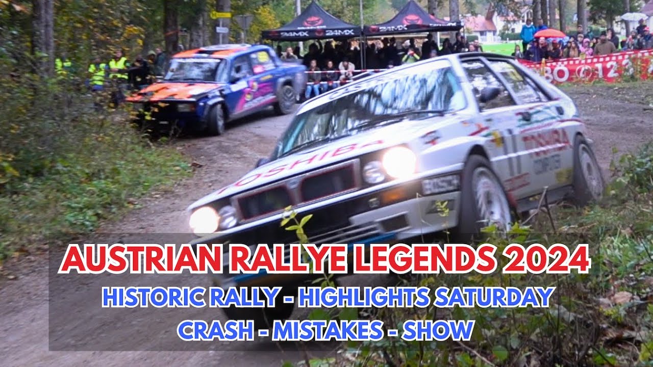 AUSTRIAN RALLYE LEGENDS 2024 | HIGHLIGHTS SATURDAY | CRASH | MISTAKES | SHOW