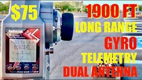 Radiolink RC6GS 2.4G and Dual Antennas - Radio Signal Strength Indicator (RSSI) - Telemetry and Gyro