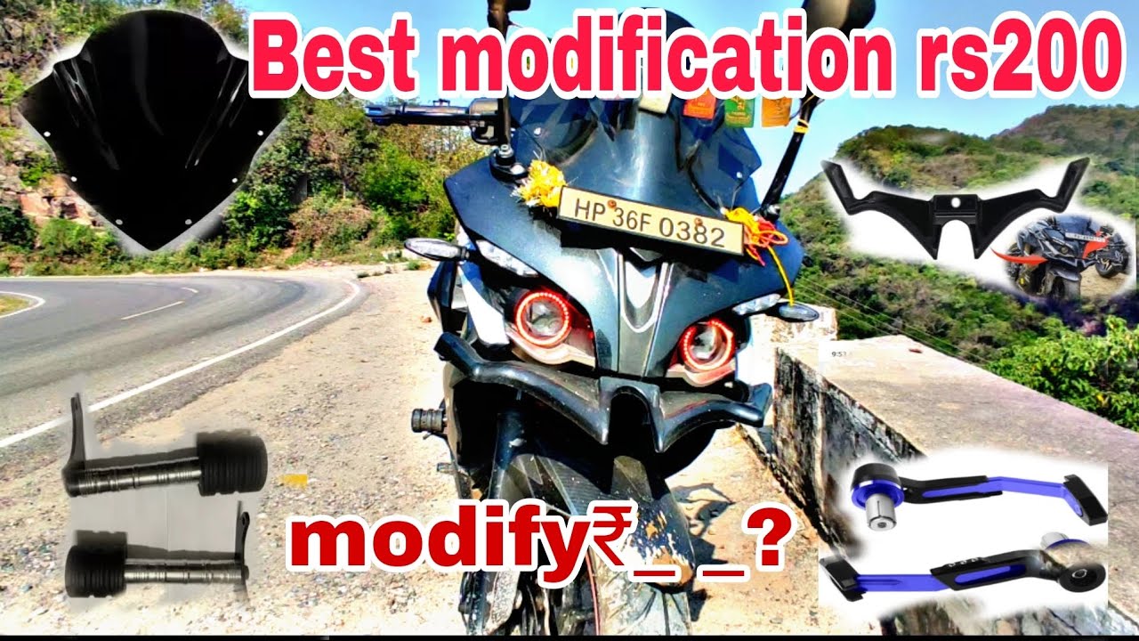 Best modification rs200 //modify ₹____? //rs200 bs6 Bajaj Pulsar ⚡ ...