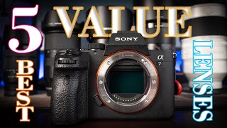 5 BEST VALUE Lenses for Sony Full Frame Cameras