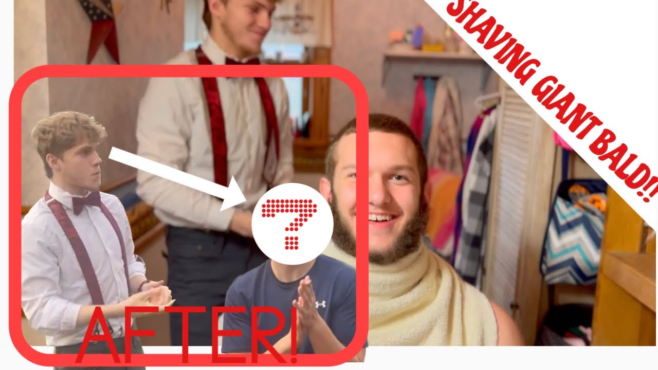 SHAVING GIANT BALD!!!!