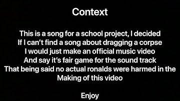 Dragging a corpse (official music video)